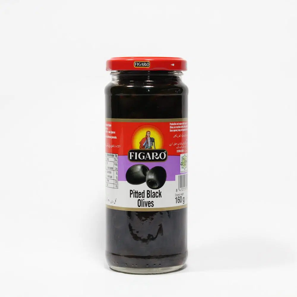 Figaro - Pitted - Black Olives - 160 GM