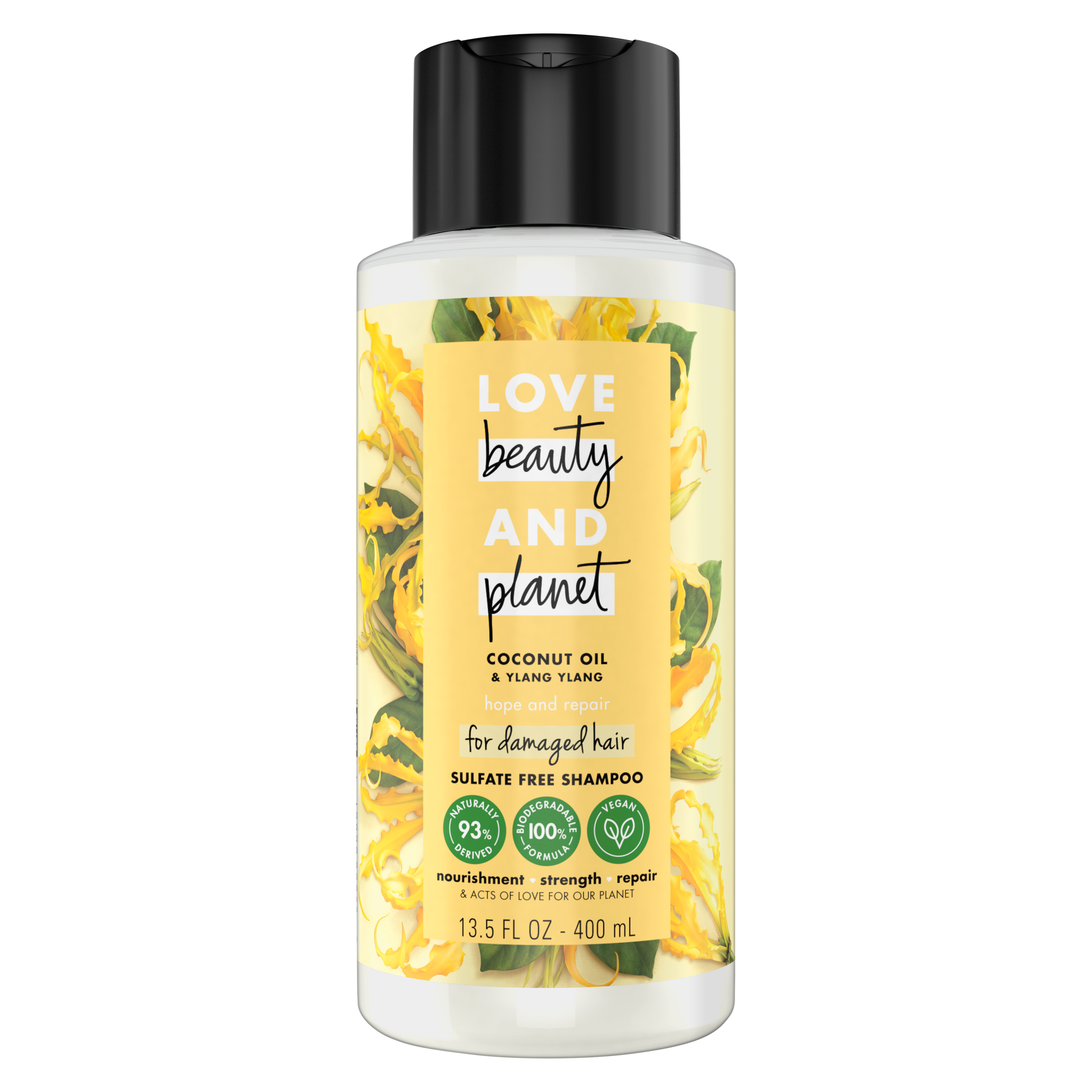 Love, Beauty & Planet - Sulfate Free -  Coconut Oil & Ylang Ylang - Shampoo - 400 ML | Jodiabaazar.com