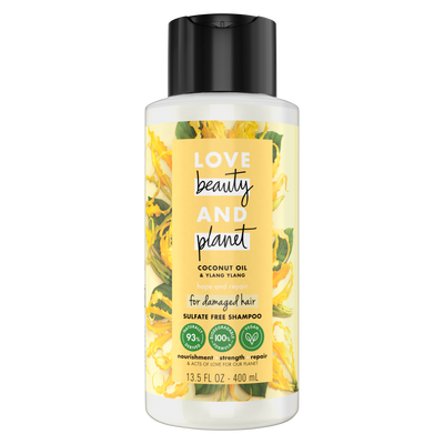 Love, Beauty & Planet - Sulfate Free -  Coconut Oil & Ylang Ylang - Shampoo - 400 ML | Jodiabaazar.com