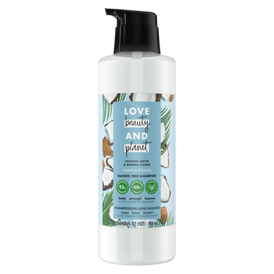 Love, Beauty & Planet - Sulfate Free -  Coconut Water & Mimosa Flower - Shampoo - 400 ML Refill | Jodiabaazar.com