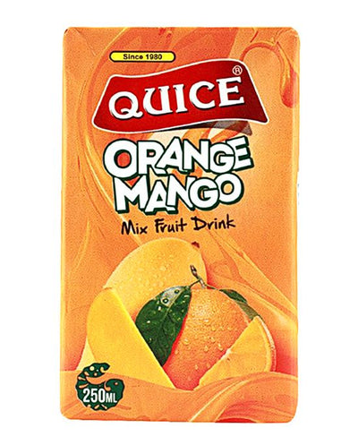 Quice - Orange Mango Fruit Drink - 250 ML - Pack of 36