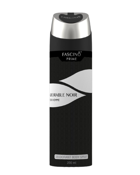 Fascino - Adorable Noir - Deodorant - Body Spray - For Men (200 ml)