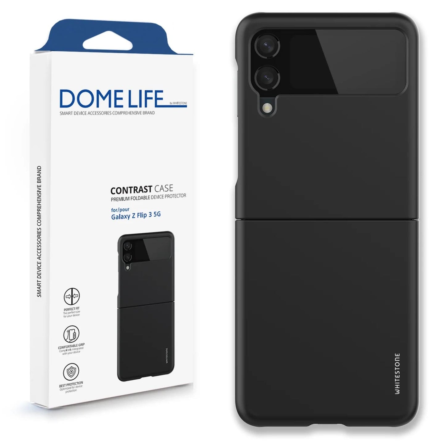 Whitestone Dome Case for Samsung Galaxy Z Flip 3 Contrast Matte