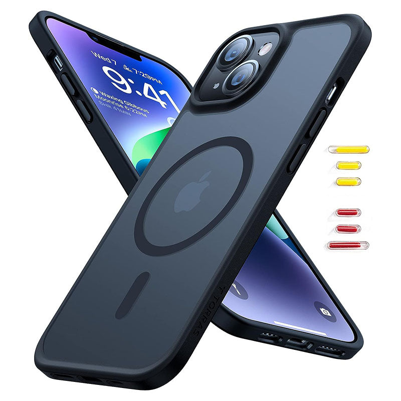 TORRAS -  Guardian Magnetic Magsafe Compatible Phone Case for iPhone 15 Plus 6.7? – Black | Jodiabaazar.com