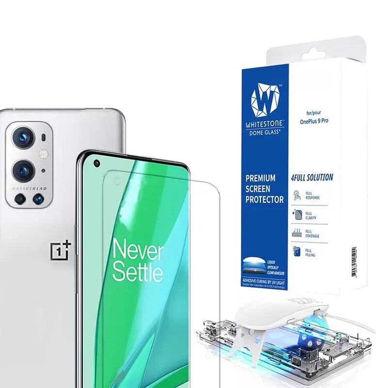 Whitestone Dome OnePlus 9 Pro Tempered Glass Screen Protector