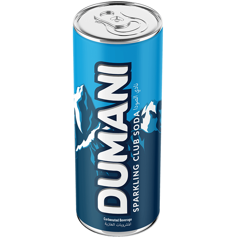 DUMANI - Sparkling Flavored Carbonated Drink - Club Soda - 250 ML - Pack of 24