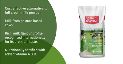 Glenor - Instant Fat Filled Milk Powder - 25 KG