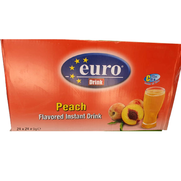 Euro Drink - Instant Powdered Drink - 5 Flavors Available - 24x24x9 gm sachets