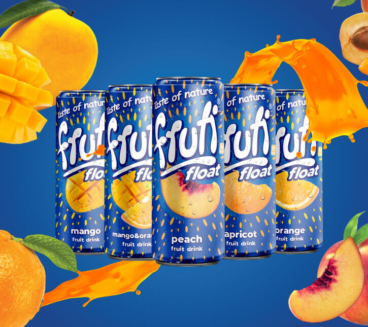 Fruiti - Mango, Apricot, Peach & Orange - Fruit Drink - 250ml - 24 Cans Per Carton