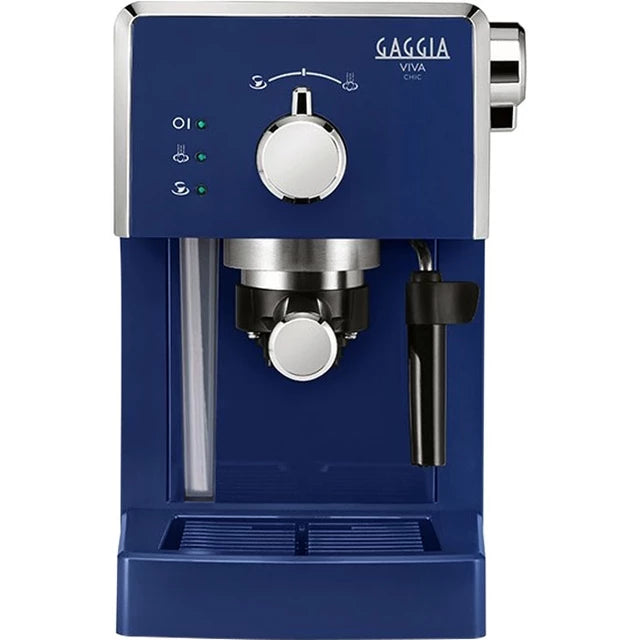 Gaggia - Viva Chic - Manual Espresso Coffee Machine - Midnight Blue (RI8433/12)