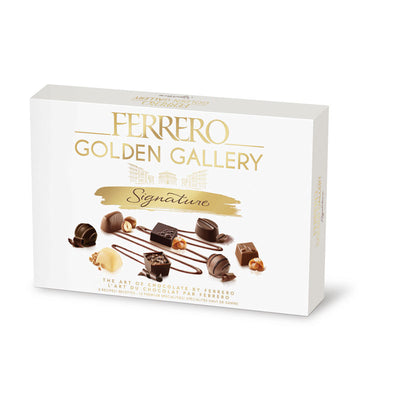 Ferrero - Golden Gallery - Signature - Fine Assorted Chocolates - Candy Gift Box - 120 gm