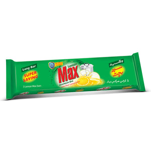 Lemon Max - Long Dish Wash Bar - Single - 1x265gm - 12 Packs