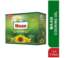 Maan - Sunflower Cooking Oil - 5 Liters Pouch (1x5)