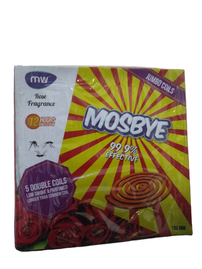 MOSBYE COIL BLACK - 145 MM Coil (Jumbo Coils) - Upto 12 Hours Protection