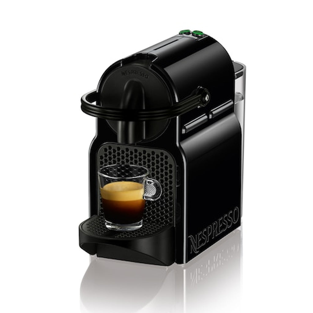 Nespresso - Inissia - Black - Coffee Machine - by Del Longhi (with 14 Pods Tester Kit inc) - 1 Year Warranty