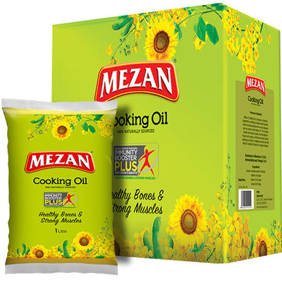 Mezan Sunflower Oil - 5 Liters Pouch (1x5)