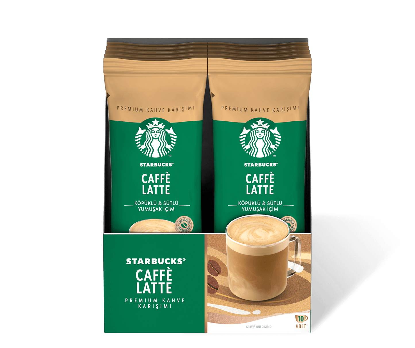 starbucks caffe latte instant premium coffee 