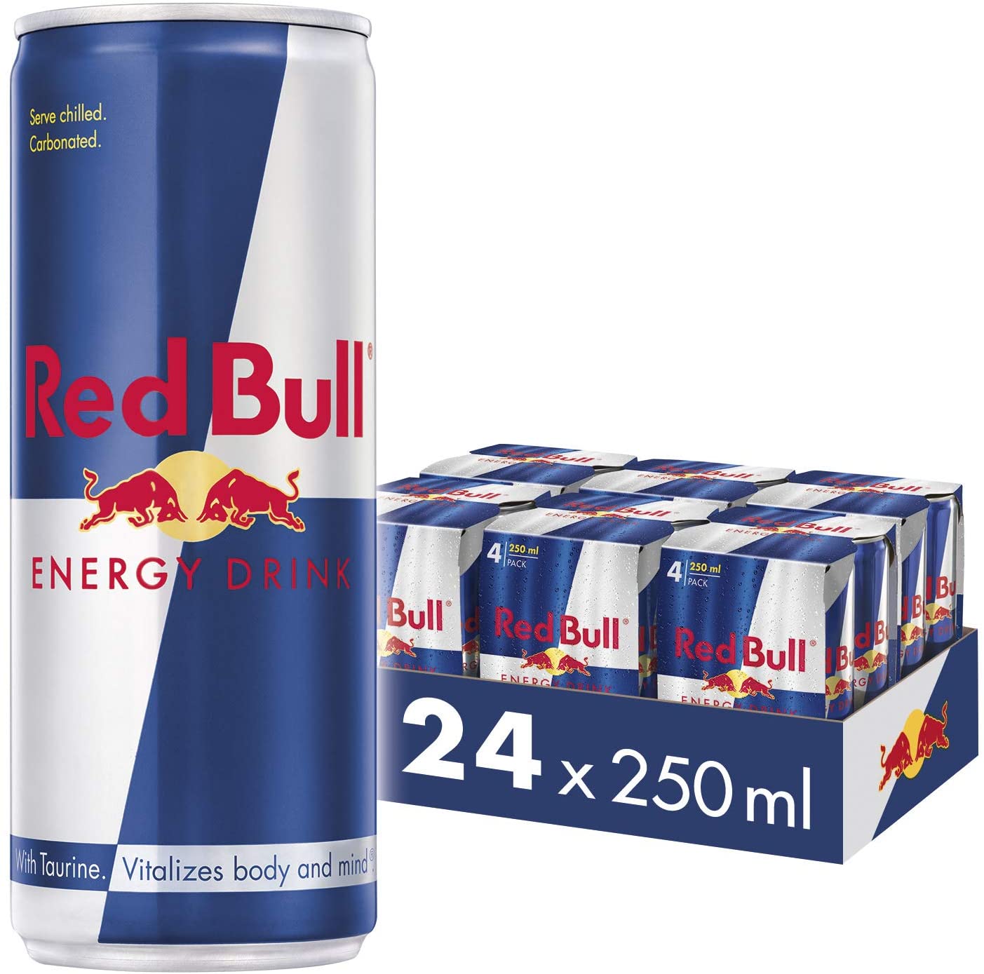 Red Bull Can - 250ml (Pack of 24)