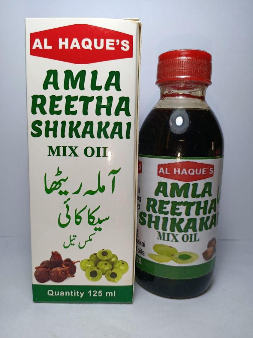 Al Haques - Amla Reetha Sekakai Oil 250Ml ???? ????? ?????? ?????