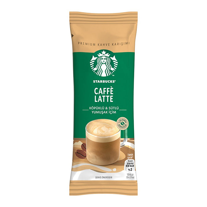 starbucks caffee latte instant coffee sachet new packaging