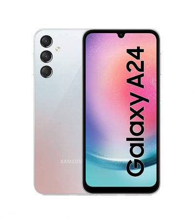 Samsung Galaxy - A24 4G - 6GB RAM - 128GB - Dual SIM-Silver | Jodiabaazar.com