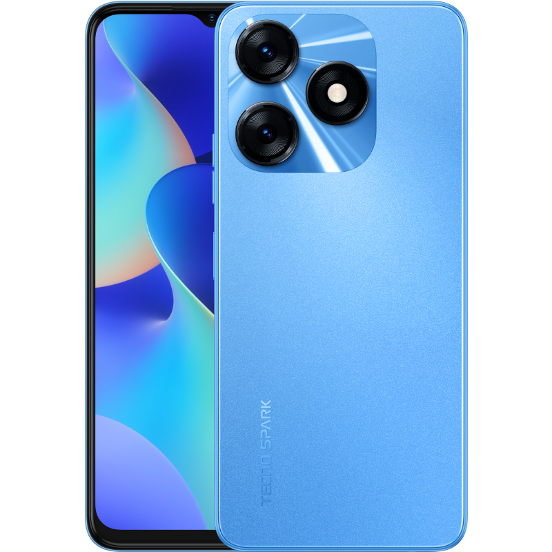 Tecno - Spark 10 128GB - 4GB RAM - Dual SIM - Meta Blue