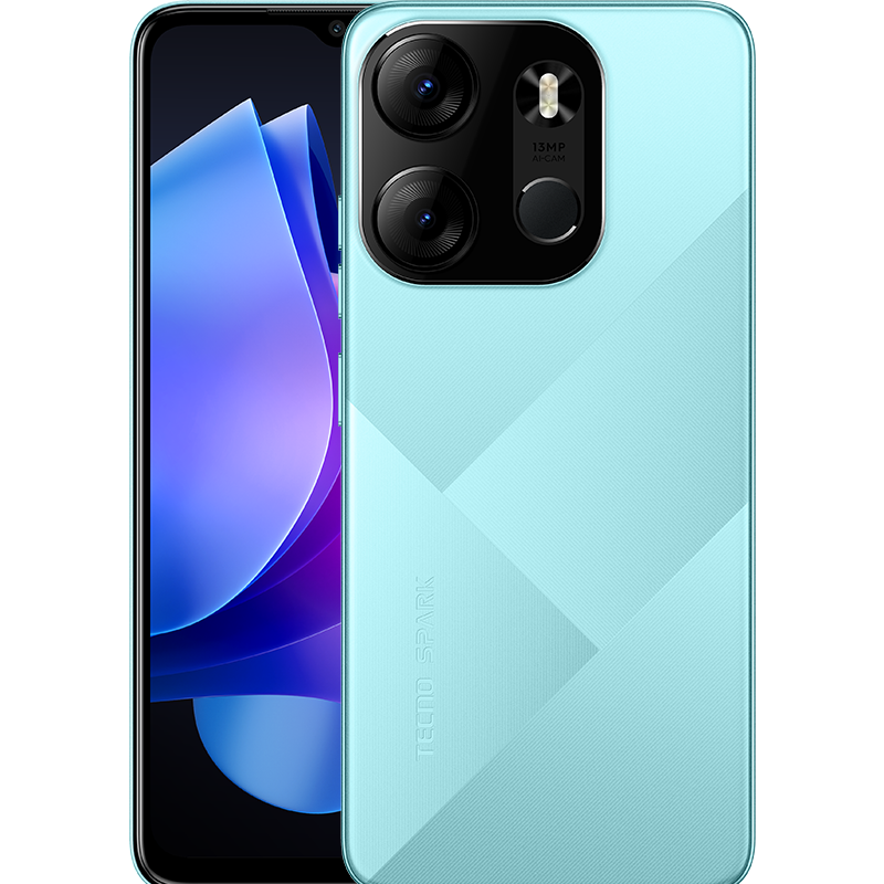 Tecno - Spark Go 2023 64GB - 4GB RAM - Dual SIM - Uyuni Blue