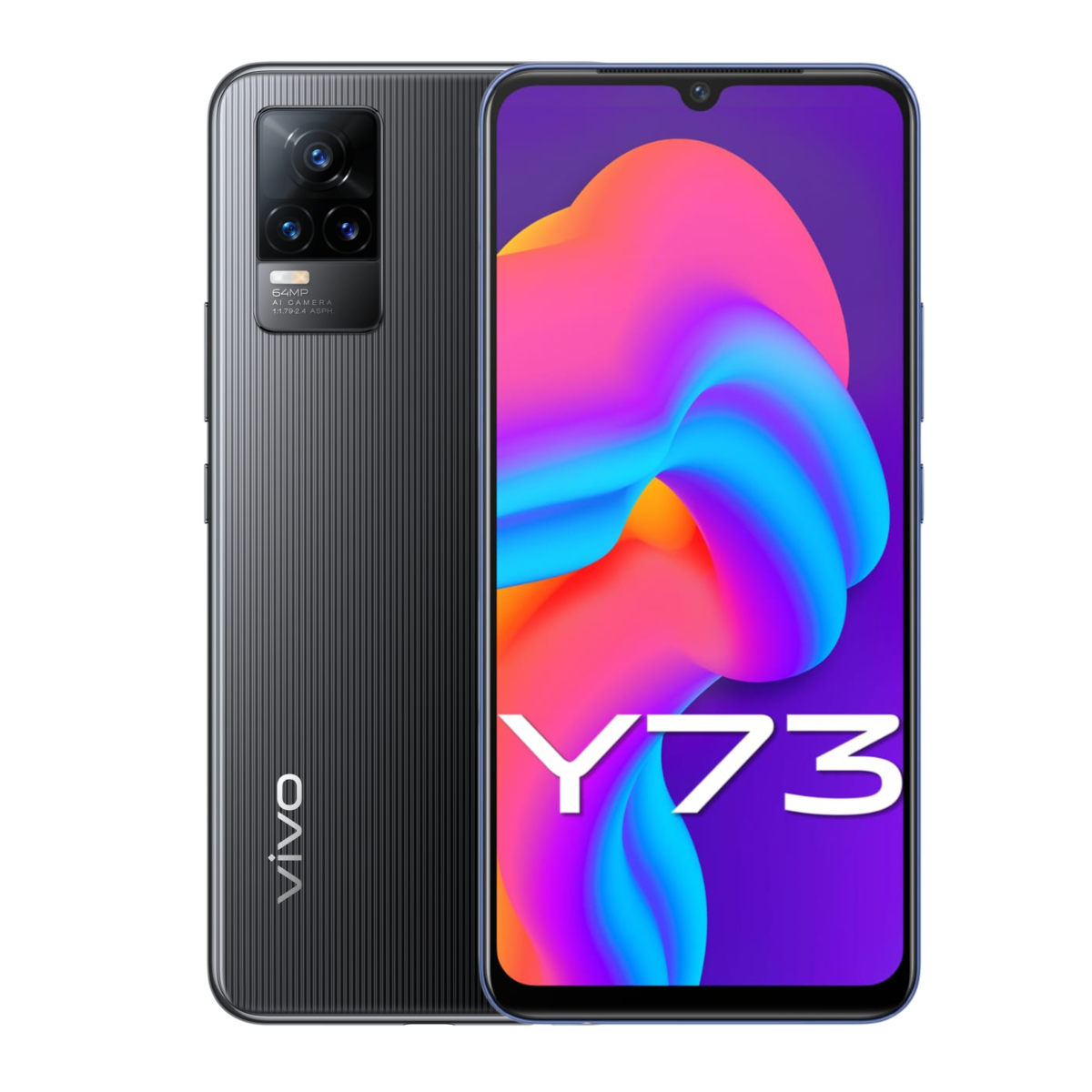 VIVO - Y73 128GB - 8GB RAM - Dual SIM - Roman Black