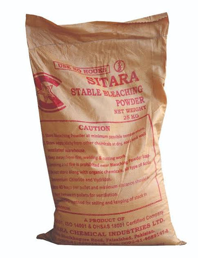 Sitara Chemicals - Stable Bleaching Powder (Calcium Hypochlorite) - 25KG / Bag - Call 021 32424344