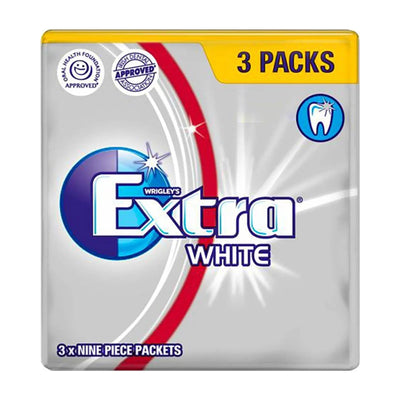 Wrigleys - Extra White Chewing Gum (9pcs) - 3 Packs