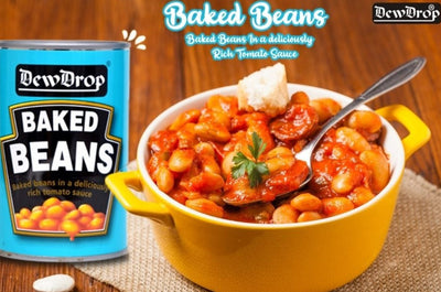 Dewdrop - Baked Beans - 400 gm - Pack Of 24