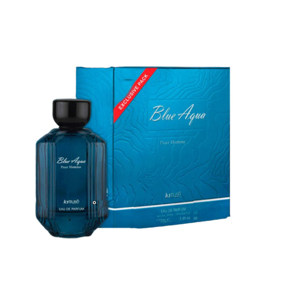 Lamuse Men's - Eau de Parfum (EDP) - Blue Aqua - 100 ML