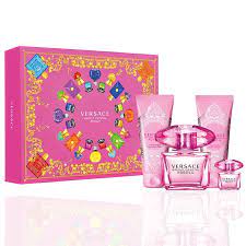 Versace - Bright Crystal Edt 90ml / Edt 5ml / Perfumed Bath & showergel 100ml / Perfumed Body Lotion 100ml | Jodiabaazar.com