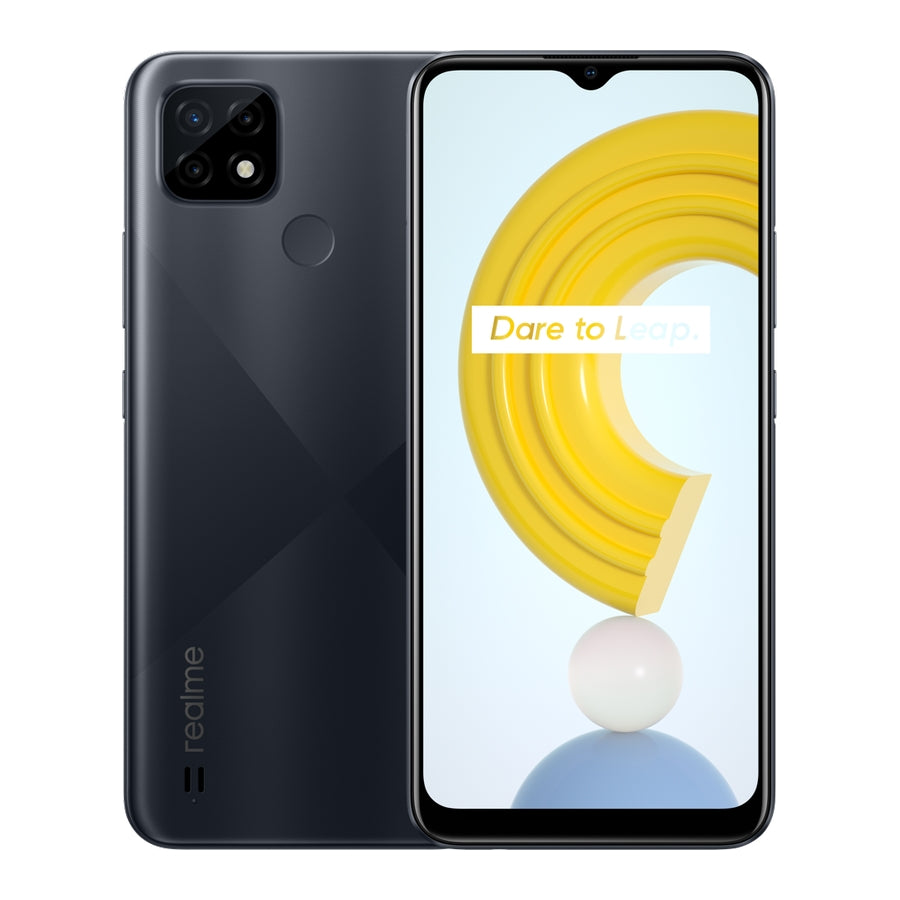 Realme C21 - 3GB RAM - 32GB ROM/Storage - PTA Approved - Cross Black