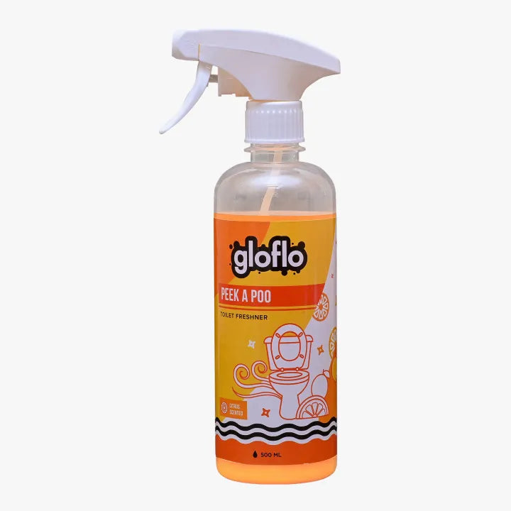 Glo-Flo - Peek a Poo - Toilet Freshener - Spray Citrus