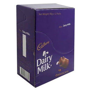 Cadbury Dairy Milk Chocolate - 90g - 12 PCs - Imported