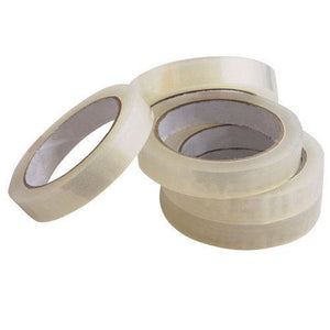 Packing Tapes - Carton Tape - Super Adhesive - Transparent - 1" Inch - 12 pieces