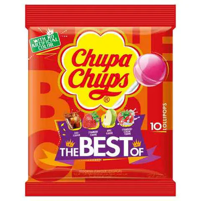 Chupa Chups Best of Lollipop - 120 Gm - 10 Lollipops