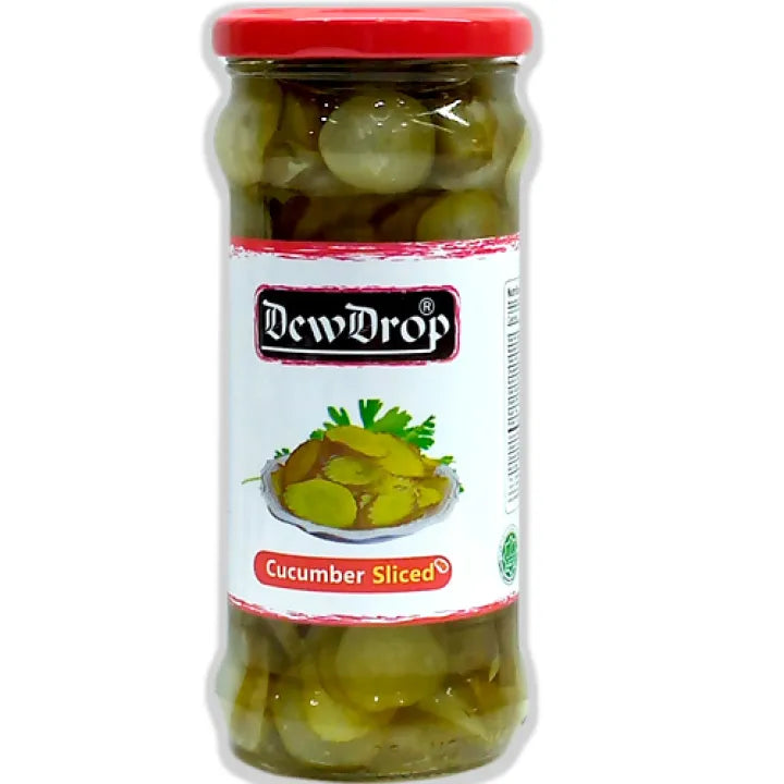 Dewdrop -  Baby Cucumber Pickle Slice 420G- Pack Of 12