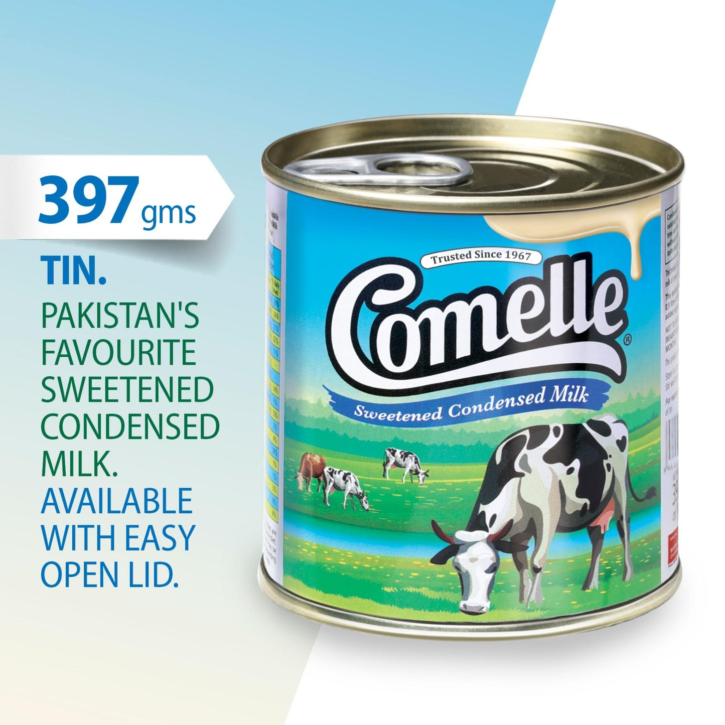 Comelle - Full Cream Sweet Condensed Milk - 397g (48 Cans)