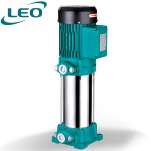 LEO - EVPM-2-9 - 1500 W - 2 HP -  Vertical Multistage Booster  - HIGH PRESSURE Pump - SIZE 1" X 1" European STANDARD
