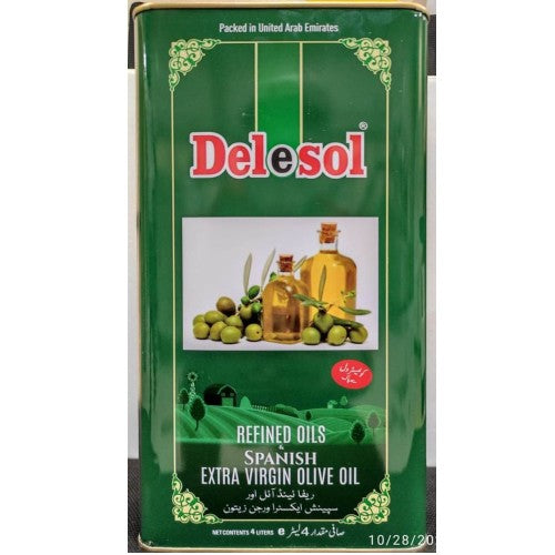 Delesol - Olive Pomace Oil - 4 Liters Tin