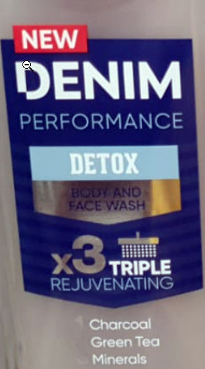 Denim - Performance - Body & Face Wash - Detox - 250 ML