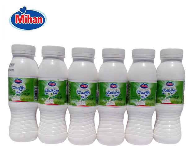 Mihan - Mint Doogh - Irani Lassi - Yogurt Drink - (Pack of 270x15 Bottles)