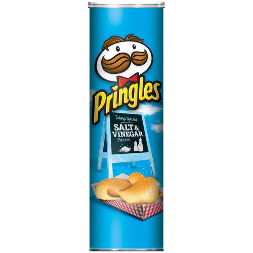 Pringles - Potato Crisps - Salt & Vinegar - 165 GM