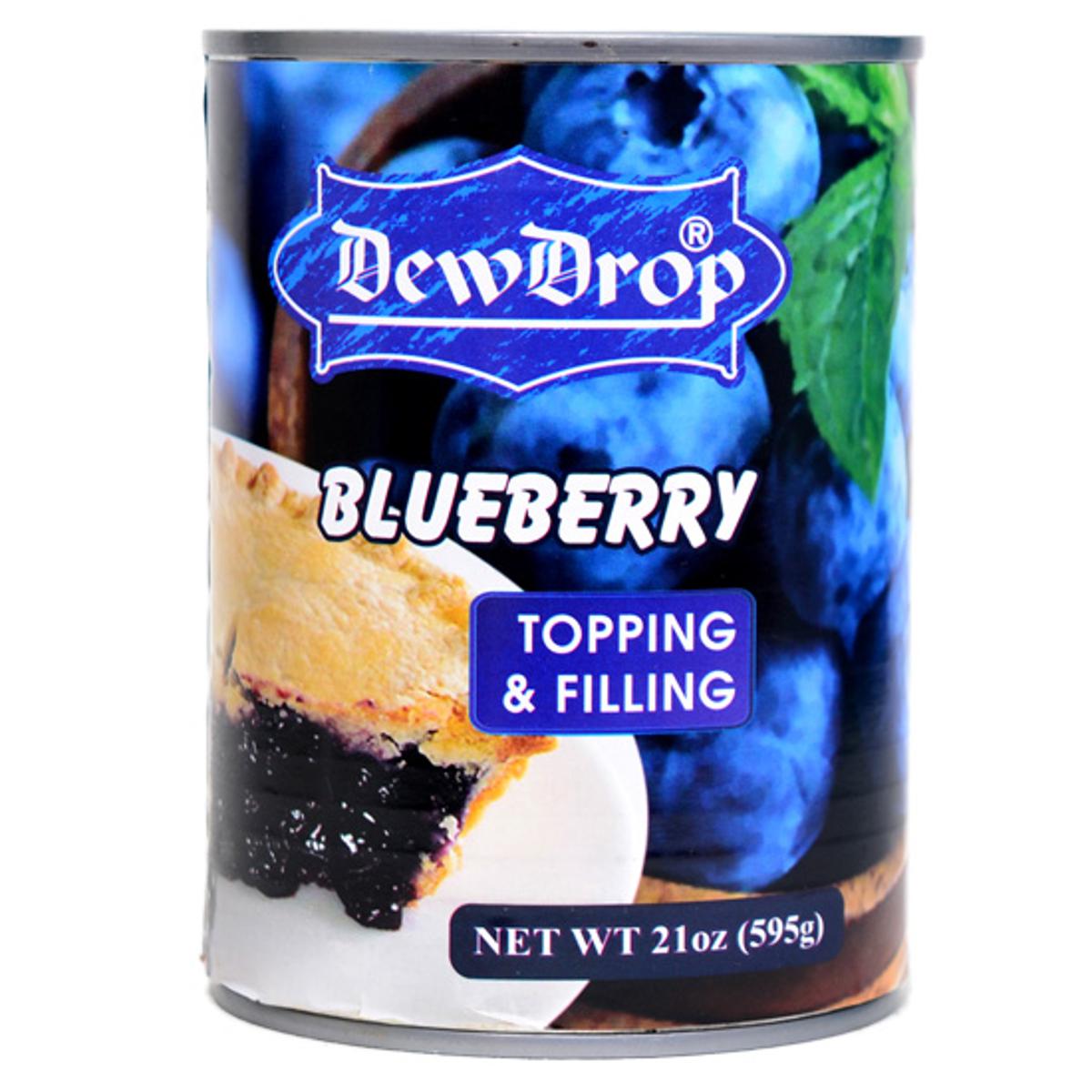 Dewdrop -  Pie Filling 595G Blueberry- Pack Of 12