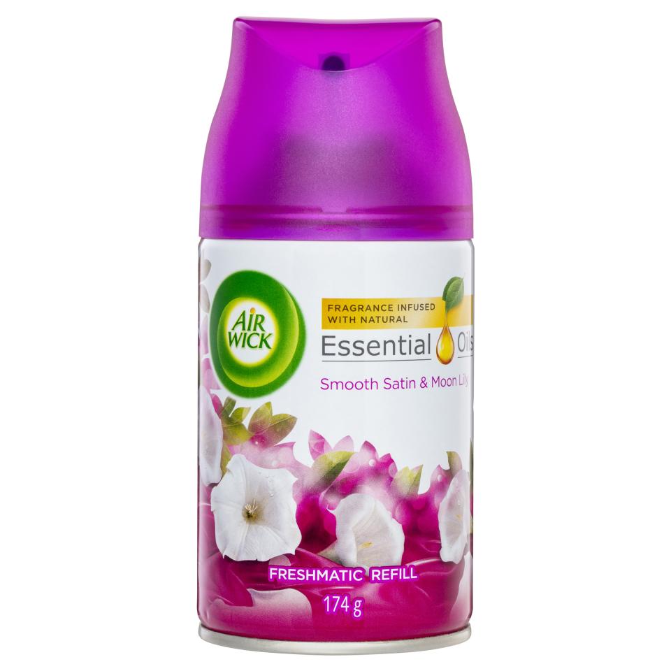 Airwick - Automatic Refill - Smooth Satin & Moon Lily - Air Freshener - Room Spray - 250ml