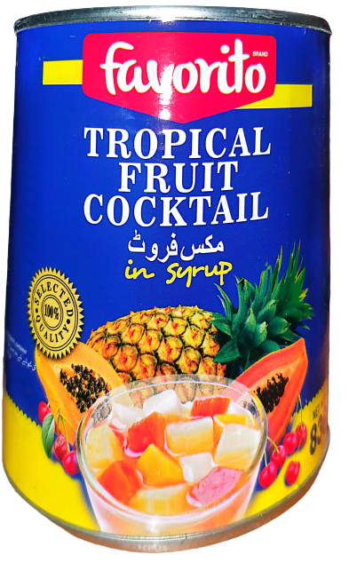 Favorito - Tropical Mix Fruit In Syrup - 3 KG (3000gm)