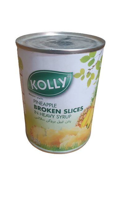 Kolly - Pineapple Broken Slices In Heavy Syrup - Malaysia - 565 GM - 24 pcs