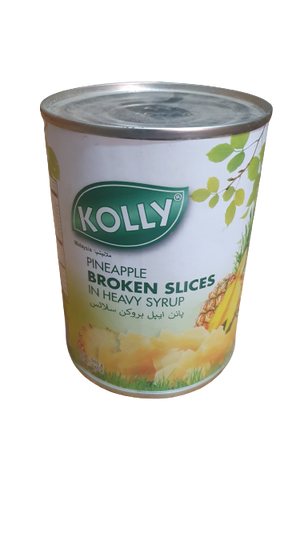 Kolly - Pineapple Broken Slices In Heavy Syrup - Malaysia - 565 GM - 24 pcs